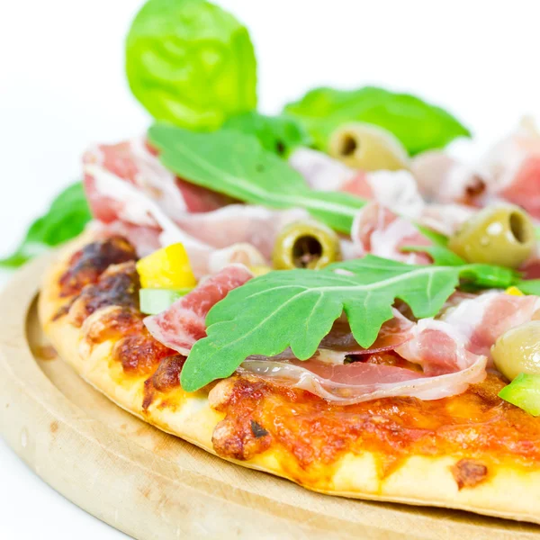 Pizza bacon — Stock Photo, Image