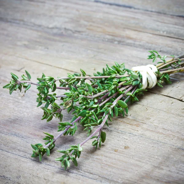 Thyme on table — Stock Photo, Image