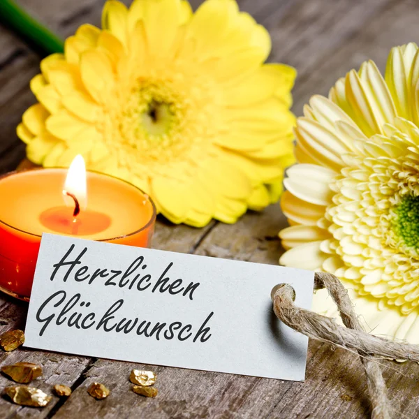 Glückwunsch — Stockfoto