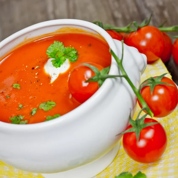 Tomatensuppe — Stockfoto