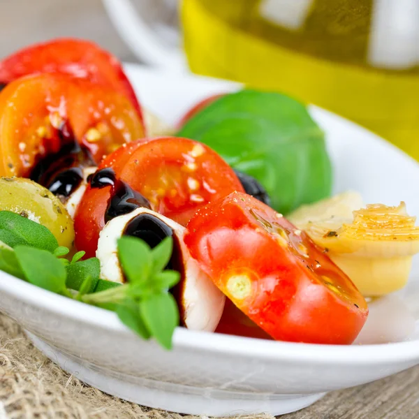 Tomatsallad — Stockfoto