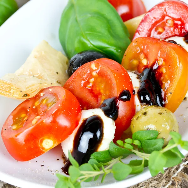 Tomatsallad — Stockfoto