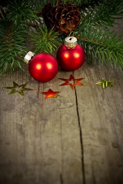 Bolas de Navidad rojas —  Fotos de Stock