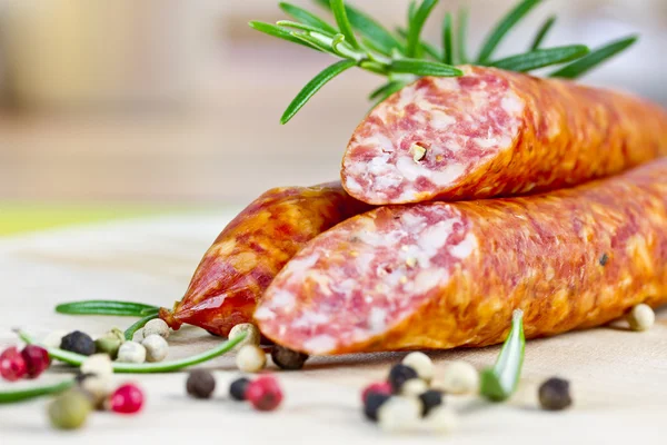 Räucherwurst — Stockfoto