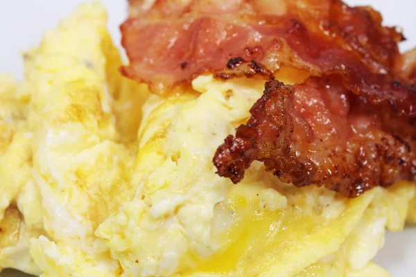 Eggs with bacon — Stock Photo, Image