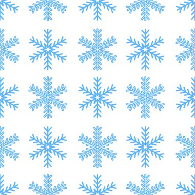 Noel desensiz kar tanesi, geometrik kar tanesi basit tasarım Noel süsü, vektör illüstrasyonu