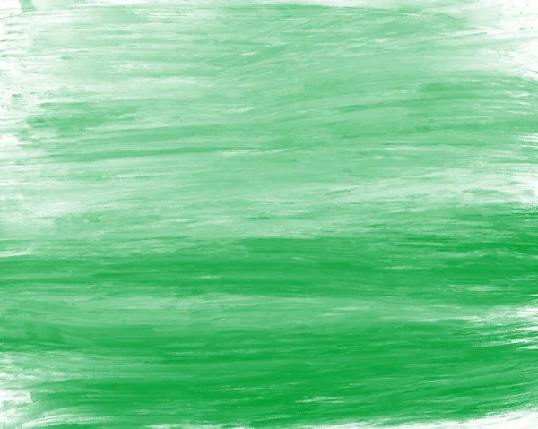 Fundo Abstrato Verde Com Listras Horizontais Tinta Escova Seca Fundo — Fotografia de Stock