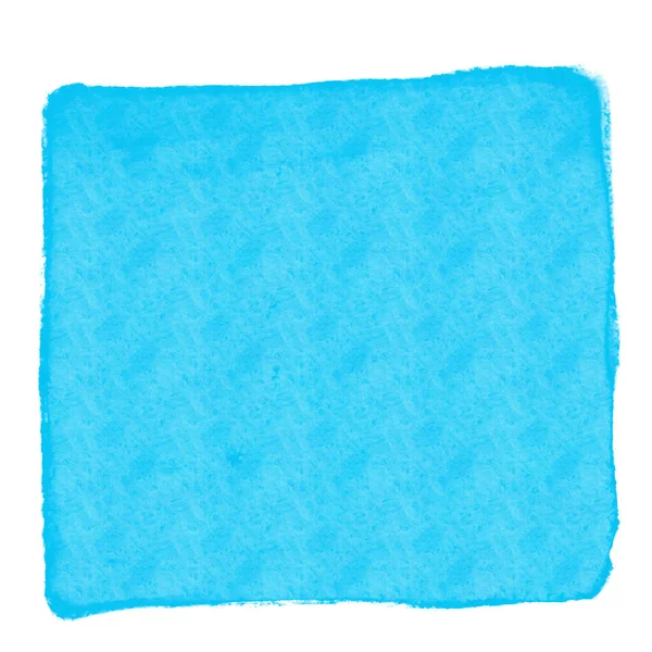 Квадратна Пляма Синьої Фарби Абстрактний Фон Світло Блакитний Фон Дизайну — стокове фото