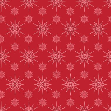 Kış karlı yılbaşı kusursuz desen, kristal simetrik kar tanesi tasarım için