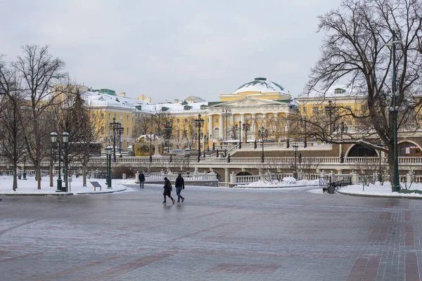 Moskva Rusko Prosince 2021 Alexander Garden Okhotny Ryad Mall Institute — Stock fotografie