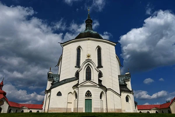 Zelena Hora Daki Jan Nepomucky Kilisesi Hacca Çek Cumhuriyeti Zdar — Stok fotoğraf