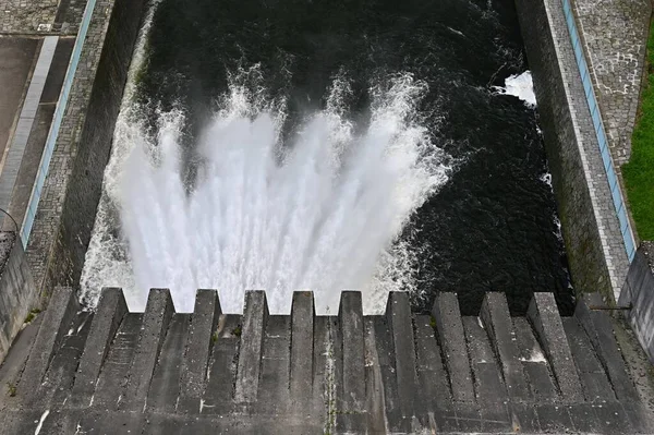 Hydroelectric Power Station Run River Hydroelectric Power Station Kaplan Turbine — ストック写真