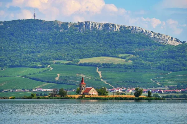 Südmähren Palava Weinregion Der Tschechischen Republik Kirche Linhart Pasohlavky — Stockfoto