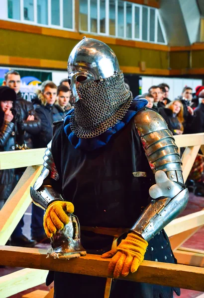 Cavaleiro de armadura — Fotografia de Stock