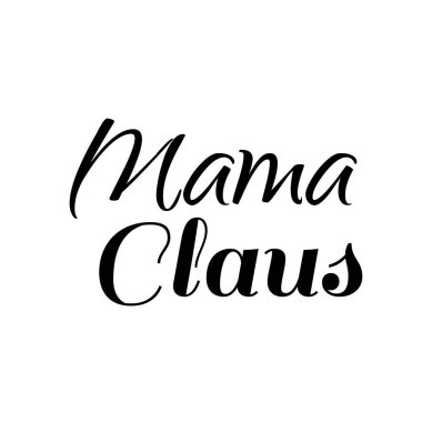 Baskı için komik Noel Kaligrafi tasarımı veya poster, kart, el ilanı ya da tişört olarak kullanılacak