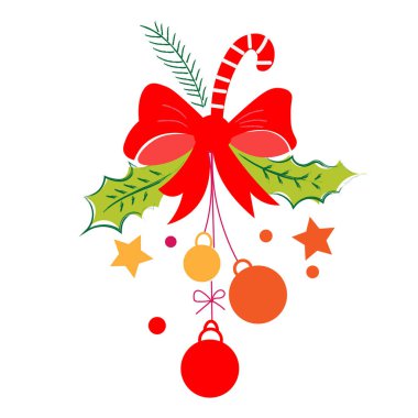 Baskı için Noel kartı tasarımı veya poster, kart, el ilanı veya tişört olarak kullanılacak