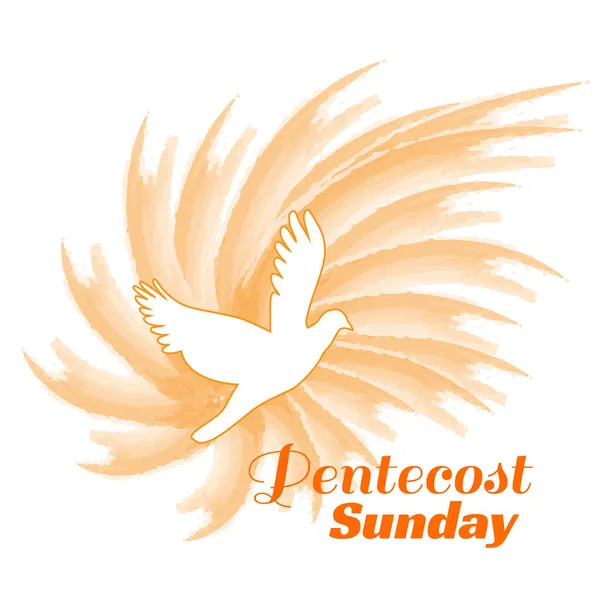 Pentecost Σχέδιο Αφίσας Για Εκτύπωση Χρήση Κάρτα Φυλλάδιο Πανό Πουκάμισο — Διανυσματικό Αρχείο