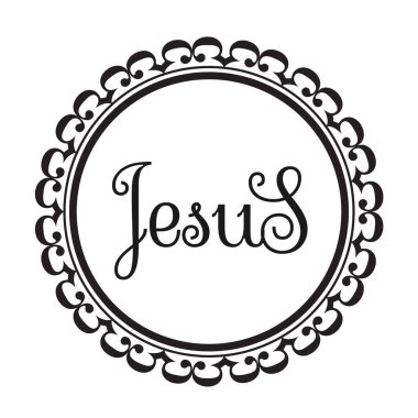 Hristiyan inancı, baskılar için tipografi ya da poster, kart, el ilanı ya da tişört olarak kullanım