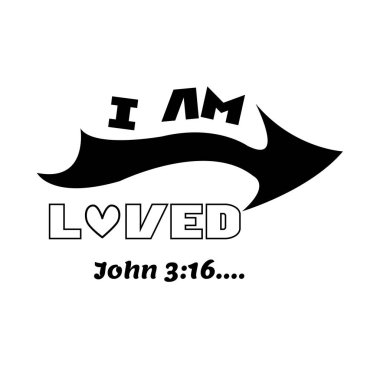 Hristiyan inancı, baskılar için tipografi ya da poster, kart, el ilanı ya da tişört olarak kullanım