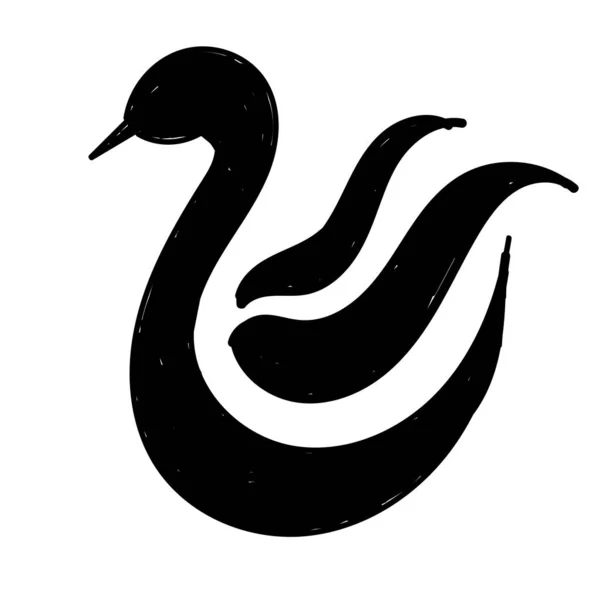 Малюнок Птахів Елемент Ізольований Білому Тлі Декоративного Елемента Векторні Ілюстрації — стоковий вектор