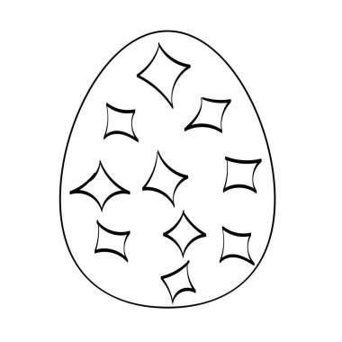 Baskı için Paskalya yumurtası tasarımı ya da poster, kart, broşür ya da tişört olarak kullanılması