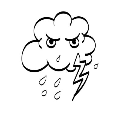 Hava çizgisi sanatı. poster, kart, broşür ya da tişört olarak kullan