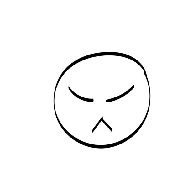 Des Expressions Faciales Mignonnes Pour Imprimer Utiliser Comme Autocollants Carte — Image vectorielle
