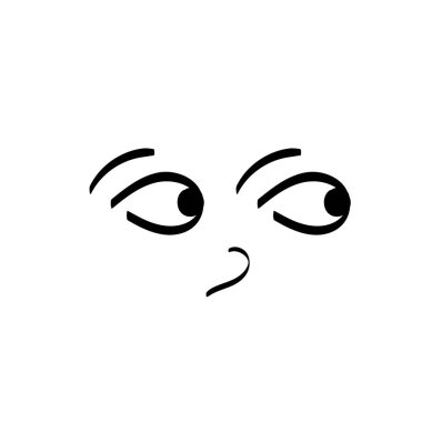 Yazdırma, çıkartma, kart, poster ya da tişört olarak kullanılacak hoş yüz ifadeleri