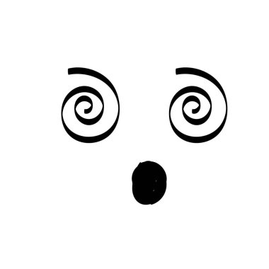 Yazdırma, çıkartma, kart, poster ya da tişört olarak kullanılacak hoş yüz ifadeleri