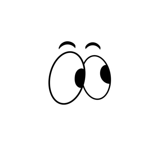 Cara Resmungão Desenhos Animados Emoji Vetor Com Olhos Irritados Boca  imagem vetorial de Seamartini© 459920658