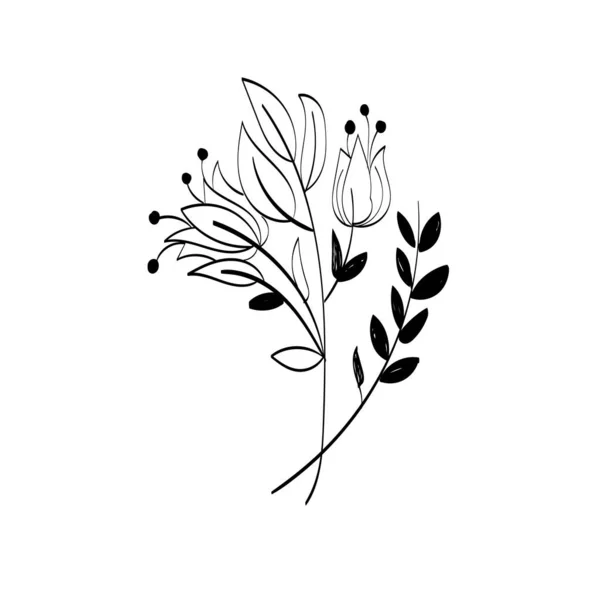 Абстрактна Квітка Друкована Квітка Дизайн Візерунка Вишивки — стоковий вектор
