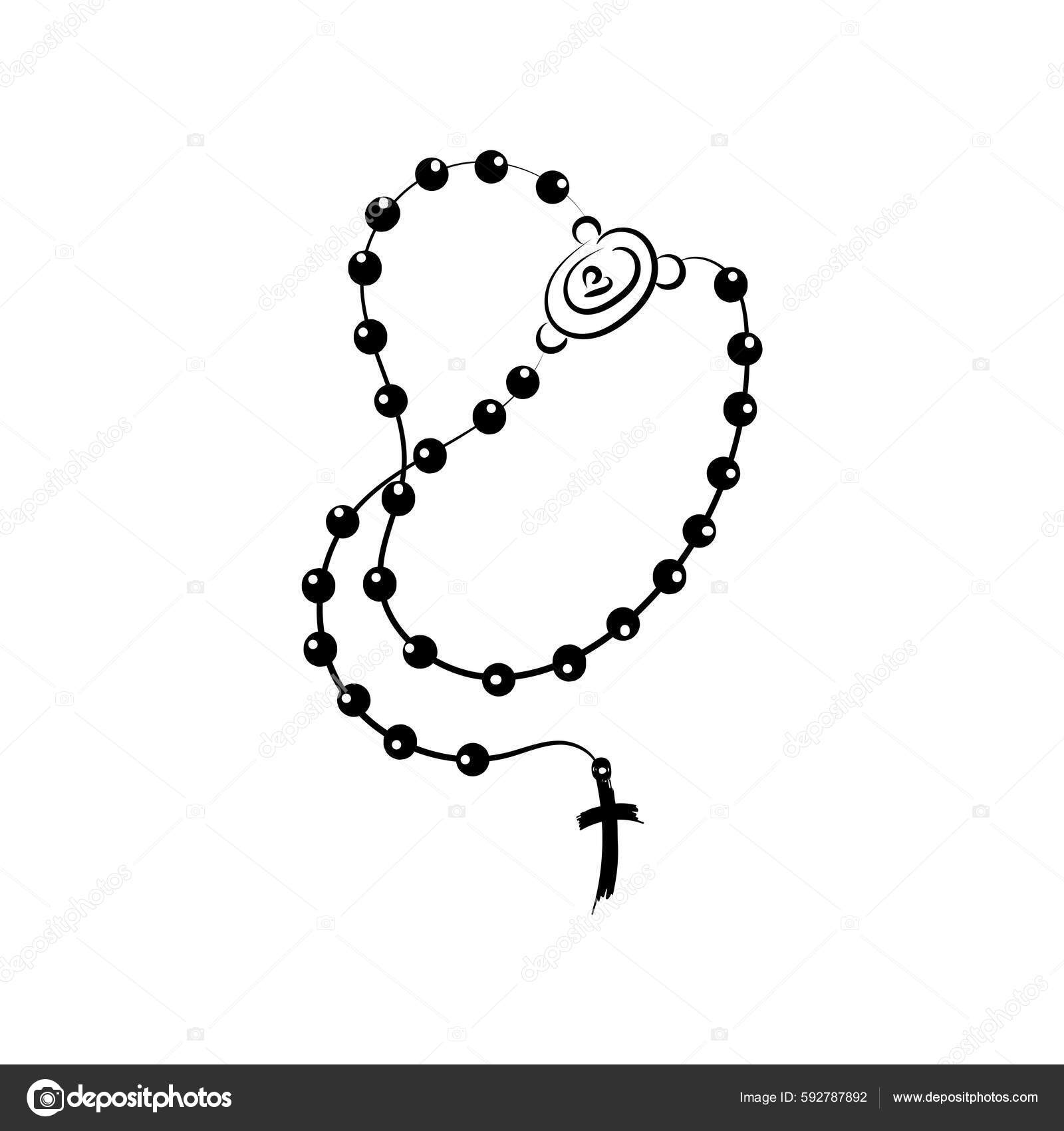 1600 Rosary Beads Illustrations RoyaltyFree Vector Graphics  Clip Art   iStock  Catholic rosary beads Cross and rosary beads