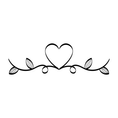 Wedding ornament design for print or use as invitation card, flyer or Banner 