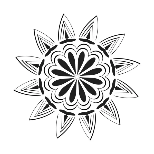 Mandala Sanat tasarımı daire içinde. Basit mandala tasarımı çiçek mandala sanat güzel mandala sanat