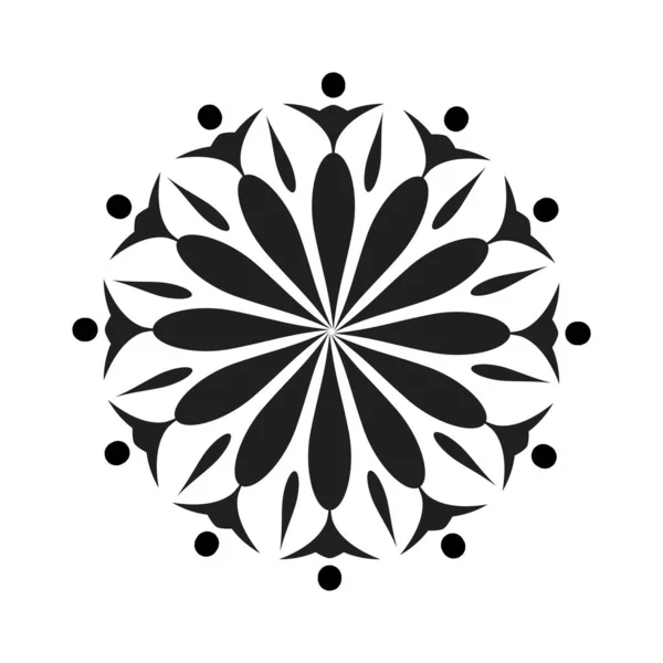 Mandala Art Design Circle Simple Mandala Design Floral Mandala Art — Vector de stock