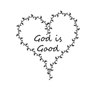 Christian Art. Hand Drawn Religious element. Biblical Illustration for print or use as poster, card, flyer or T Shirt