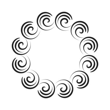 Hand Drawn Floral Frame. Branches, wreaths, wedding design for print