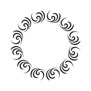 Hand Drawn Floral Frame. Branches, wreaths, wedding design for print