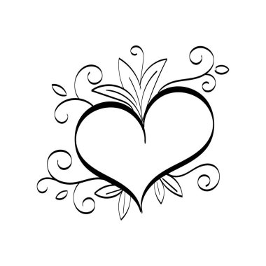 Eşsiz çiçek çerçevesi. El çizimi çiçek çerçevesi. Klasik dekoratif çerçeve