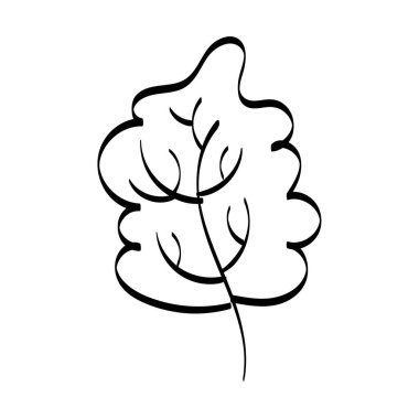 Sonbahar Yaprak Tasarımı. Bahçe dekorasyonu sezonu. Resim için çerçeve, süs, sonbahar tatili fikri. Beyaz arkaplanlı izole vektör çizimleri. Logo, simgeler, dekorasyon.