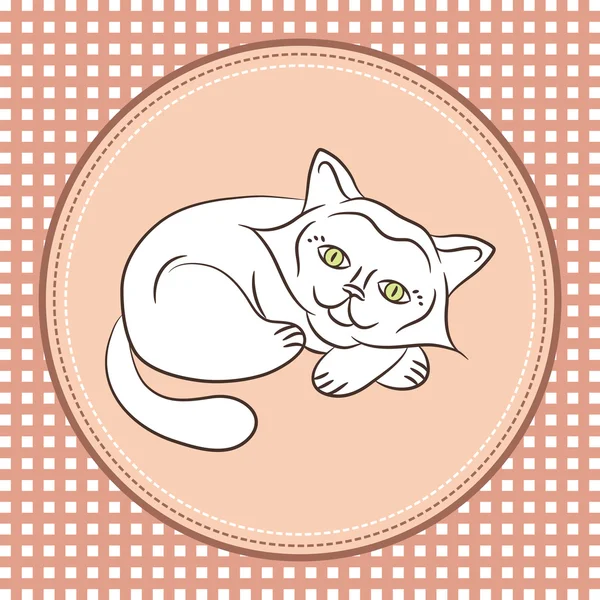 Lindo gatito — Archivo Imágenes Vectoriales