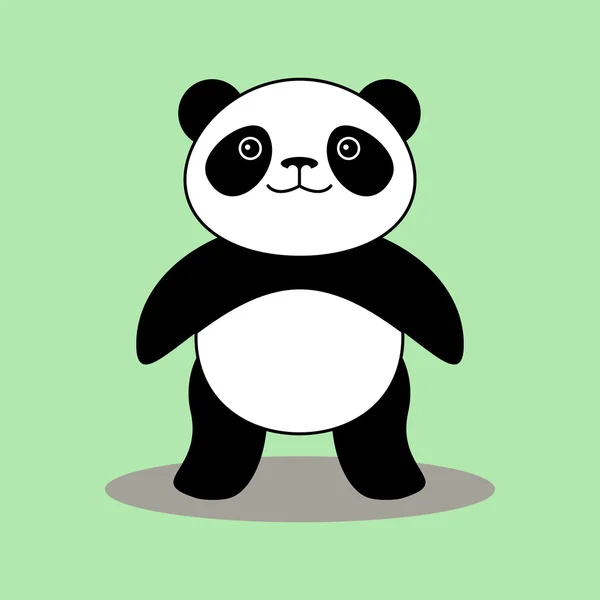 Pequeno panda bonito — Vetor de Stock