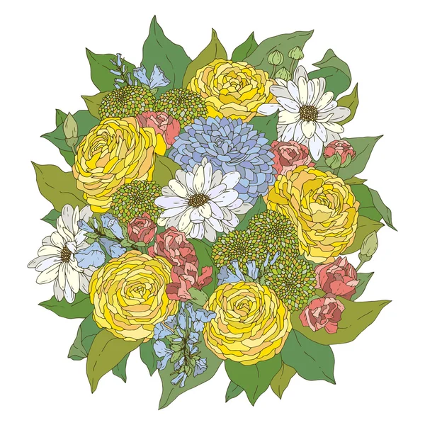 Аромат весенних цветов — стоковый вектор