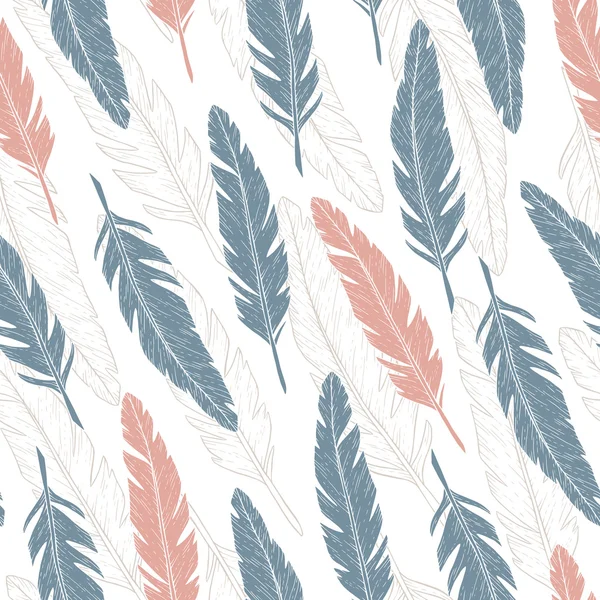 Feather pattern — Stock Vector