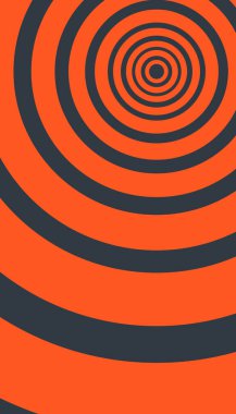 Farklı renklerde psikedelik geometrik şekiller