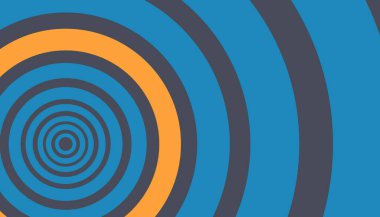 Farklı renklerde psikedelik geometrik şekiller