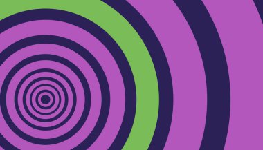 Farklı renklerde psikedelik geometrik şekiller