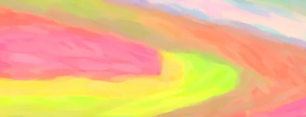 Panorama Pastel Watercolor Dirty Art Brush Strokes — Stock Photo, Image