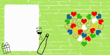 Sevgililer Günü, 14 Şubat Kutlama Şablonu