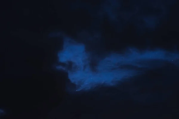 Звезды Ночном Небе Сближают Облака — стоковое фото